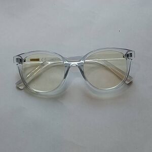 J. Crew Round Blue Light Anti Radiation Glasses Clear